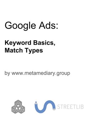 cover image of Google Ads--Keyword Basics, Match Types